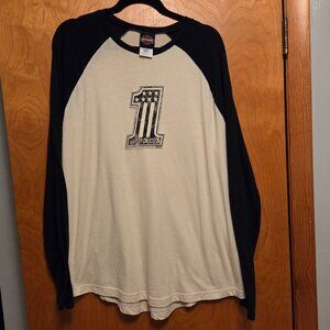 Ladies Harley Davidson Long Sleeve Tee Tank Shirt XL